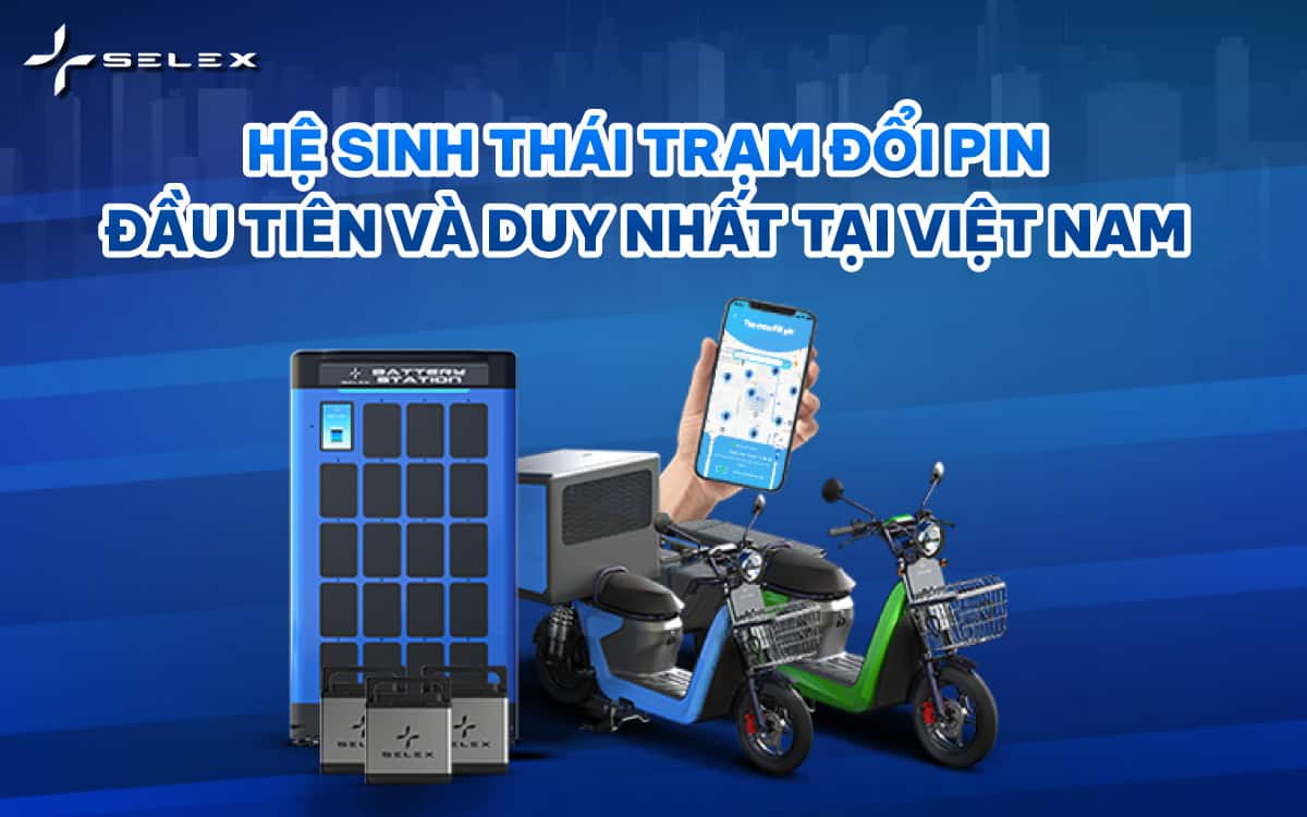 Hệ sinh thái trạm đổi pin đầu tiên duy nhất tại Đông Nam Á.