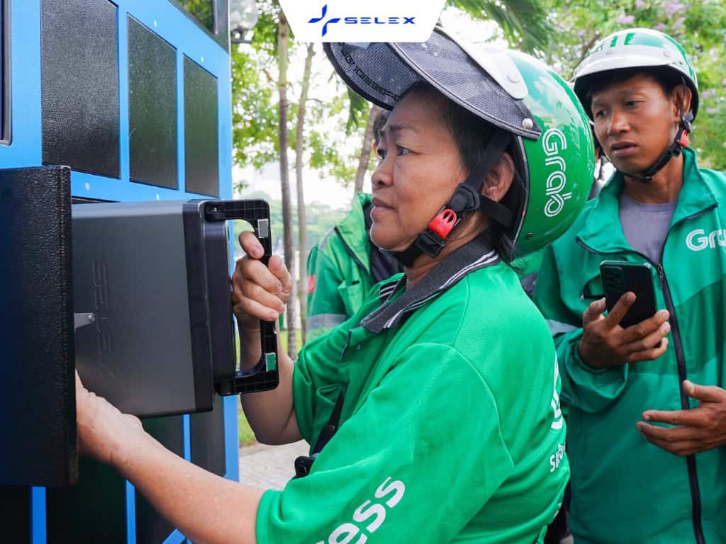 Hệ thống trạm đổi pin tiện lợi