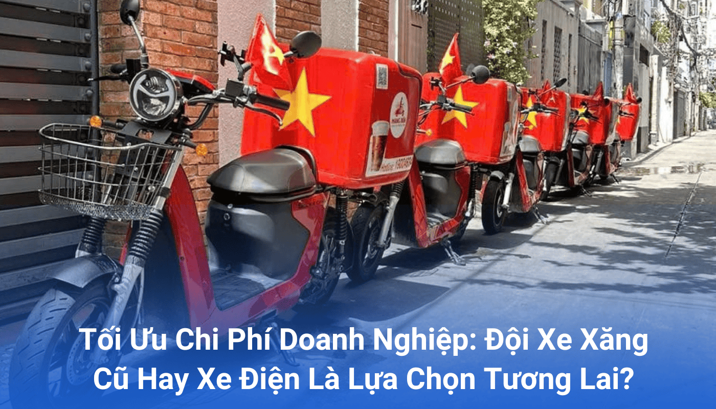 Doanh nghiệp chọn xe điện là giải pháp mới giúp tối ưu chi phí