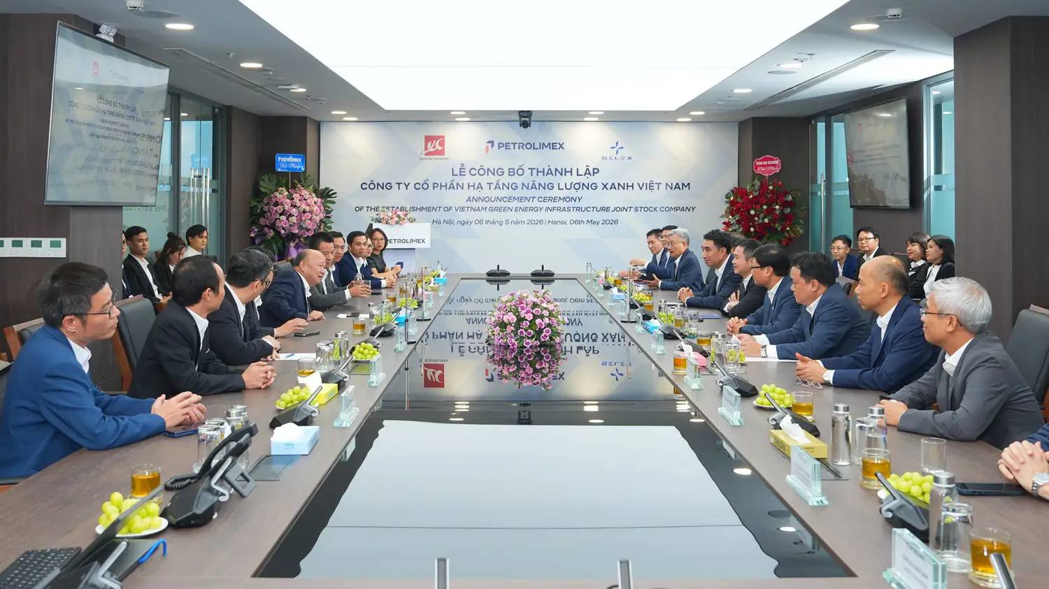 Toàn văn phát biểu của Chủ tịch HĐQT Petrolimex Phạm Văn Thanh tại Lễ công bố thành lập CTCP hạ tầng năng lượng xanh Việt Nam
